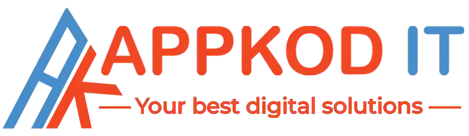 appkod it - best website design, seo, marketing service provider in usa australia website logo without bg - color version