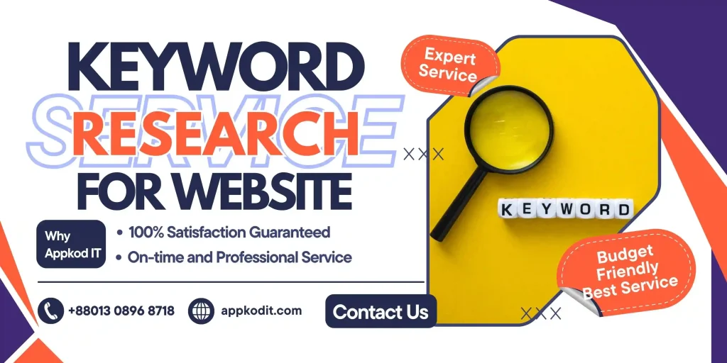 Landing Page Keyword Research Service - Find Best Keywords For Results - appkod it service - best seo service appkod it