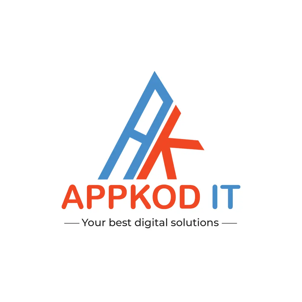 appkod it - best website design and development, SEO service provider agency in usa and australia website logo square version with background